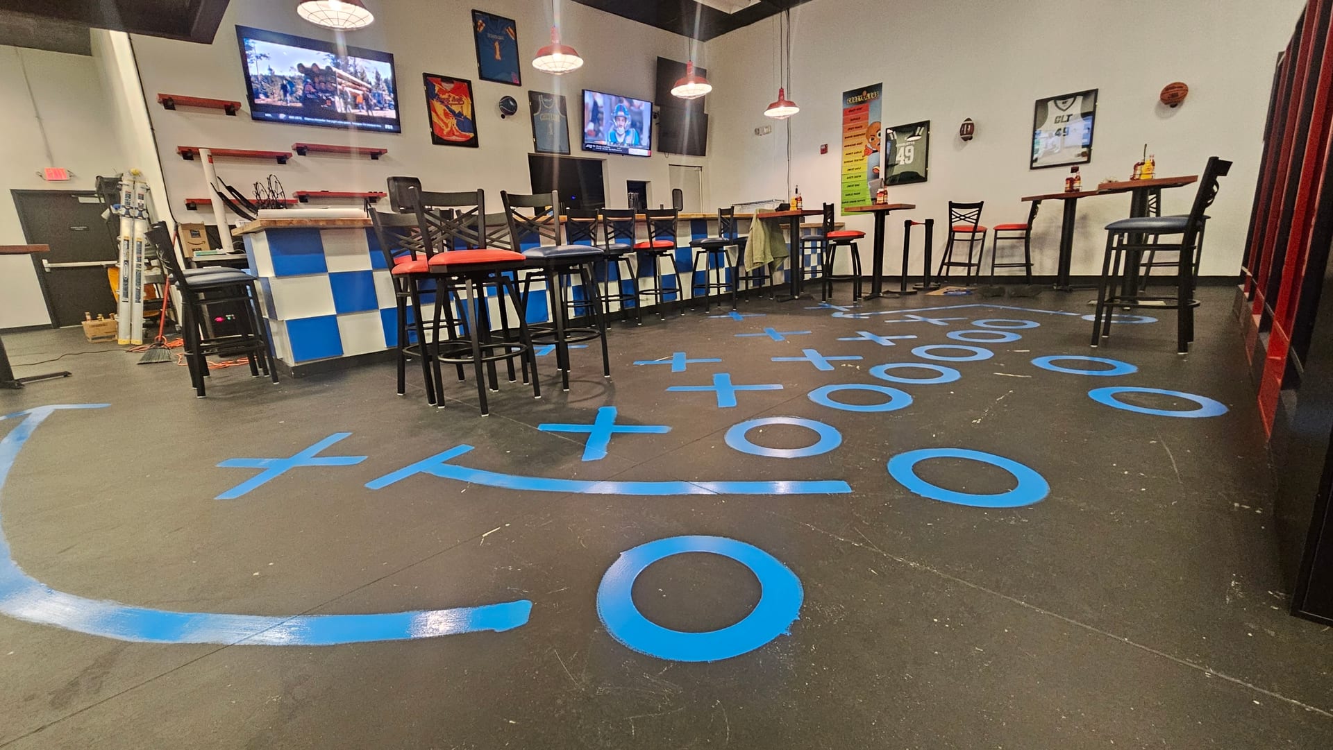 Crazy Legs CLT Restaurant Floor